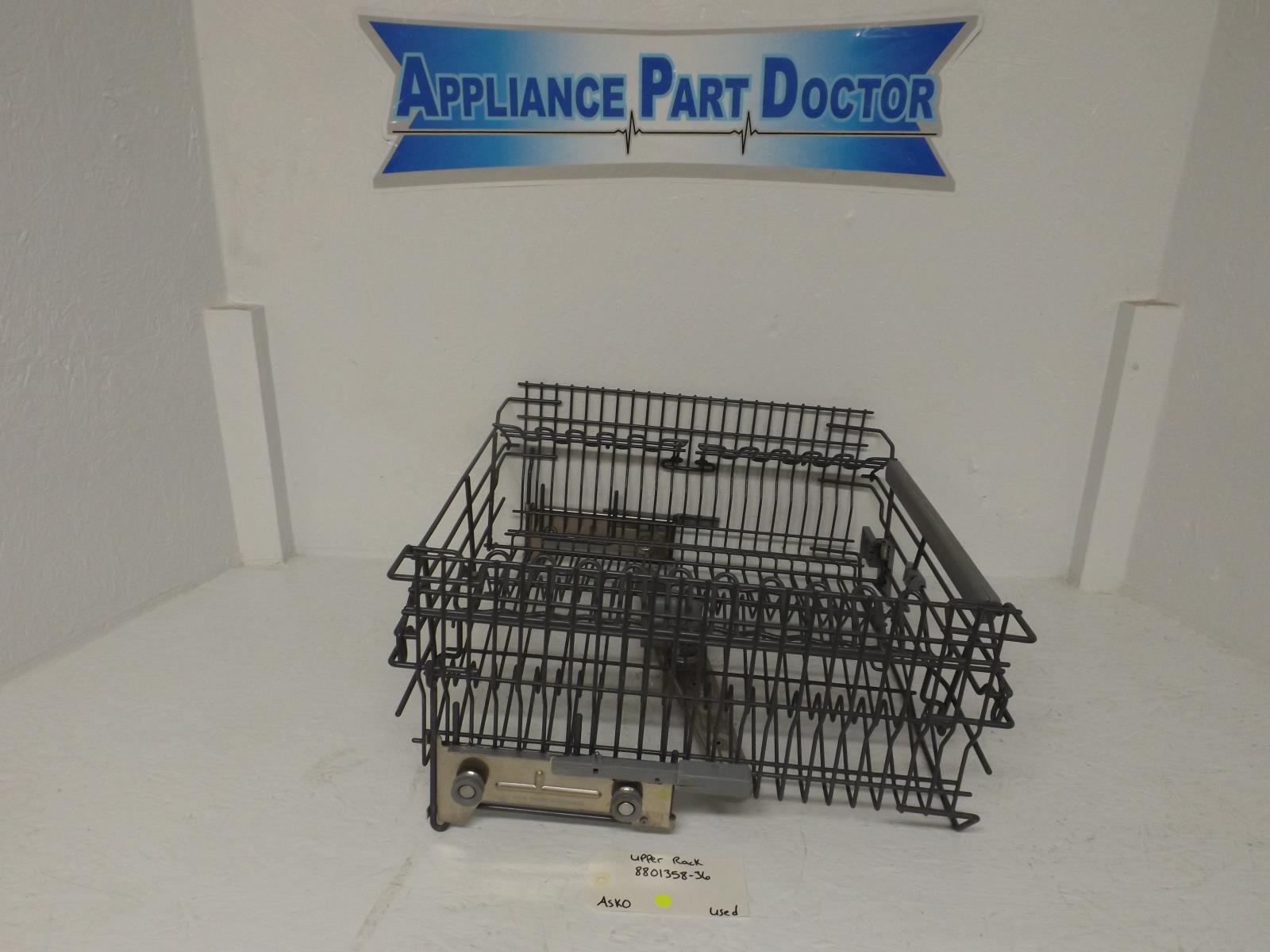 ASKO Dishwasher 8801358-36 Upper Rack Used ASKO Dishwasher 8801358-36 Upper Rack Used